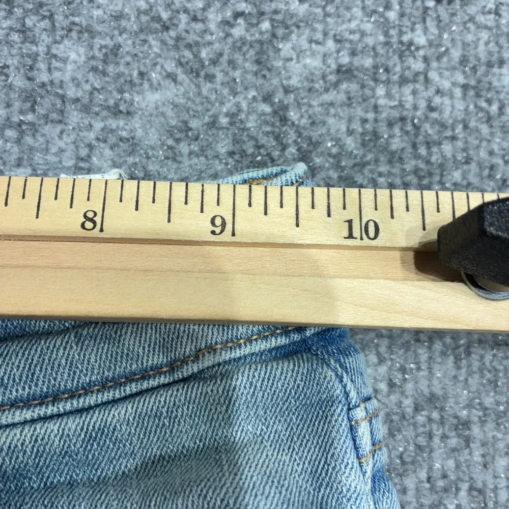 ZARA Jeans Kids Sz.6/7‎ Straight Leg Distressed Light Wash Denim Pants